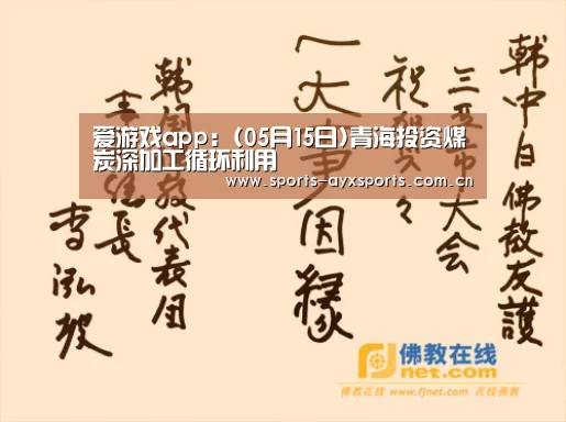 爱游戏app:(05月15日)青海投资煤炭深加工循环利用(图2) 爱游戏app